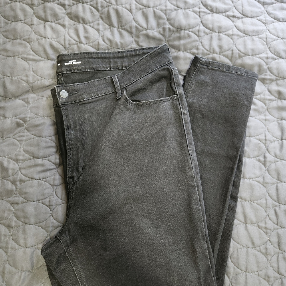 Old Navy Women's High Rise Super Skinny Jeans - Black